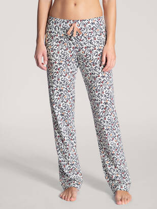 CALIDA Favourites Dreams Loungehose star-weiss