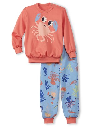 CALIDA Mini Boys Pyjama Ocean deep-sea-coral