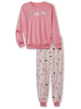 CALIDA Teen Girls Pyjama Dog strawberry-ice