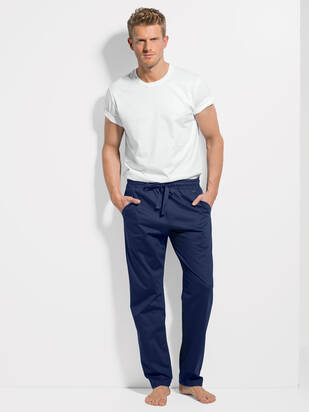 ISA Loungewear Pant lang dunkelblau