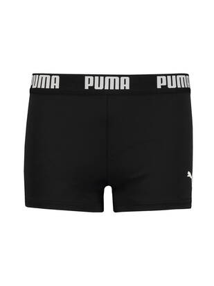 PUMA Boys Swim Trunk Logo schwarz