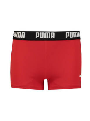 PUMA Boys Swim Trunk Logo rot